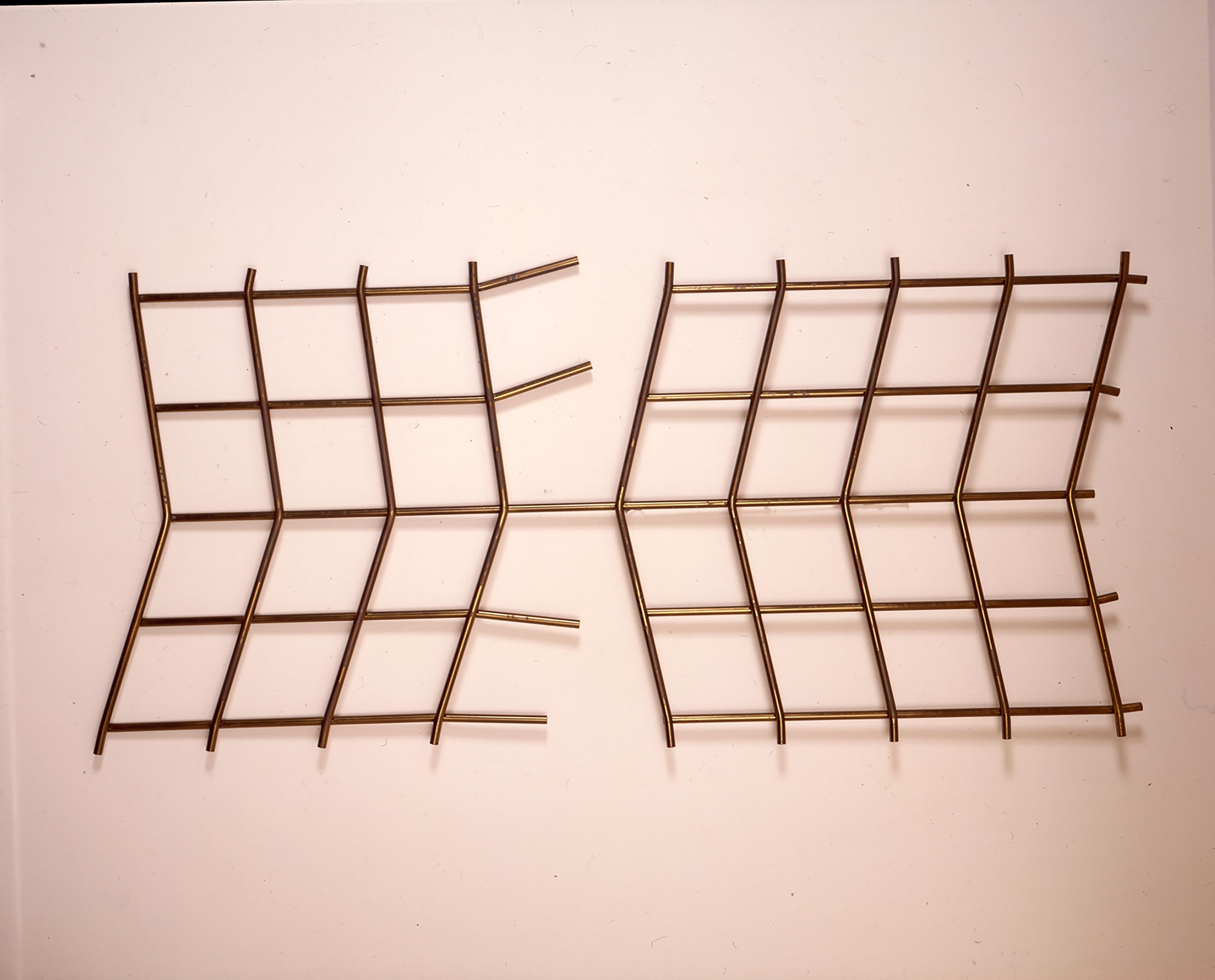 Luciano Fabro, Struttura ortogonale assoggettata a tensione, 1964